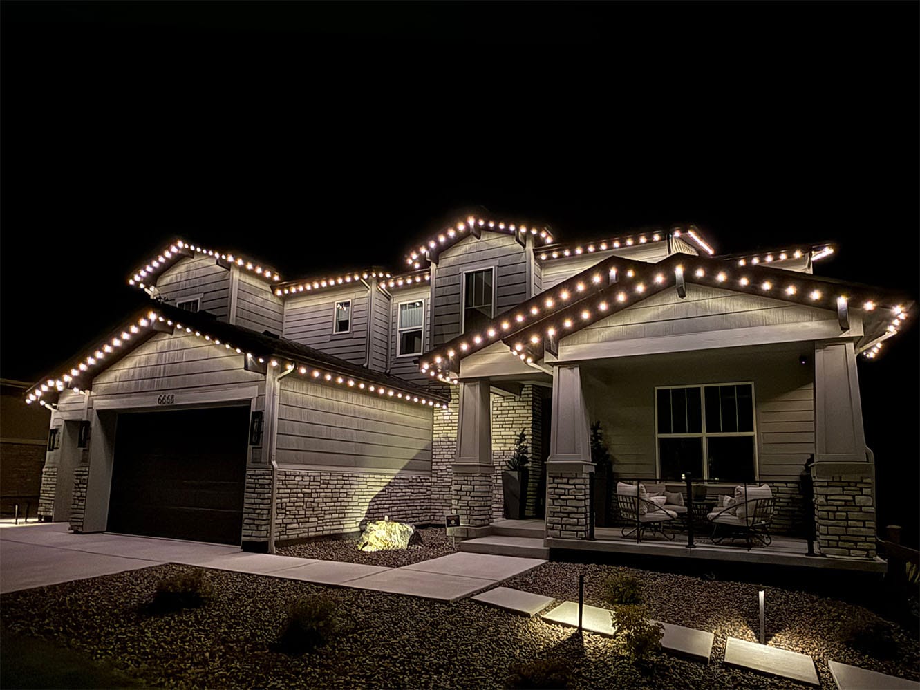 Permanent Warm White Lighting